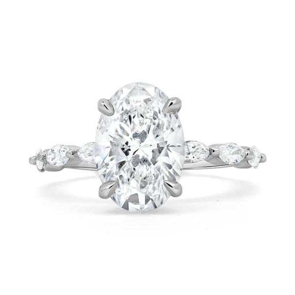 Oval Diamond Engagement Rings