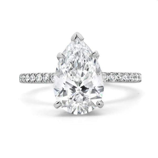 Pear Diamond Engagement Rings