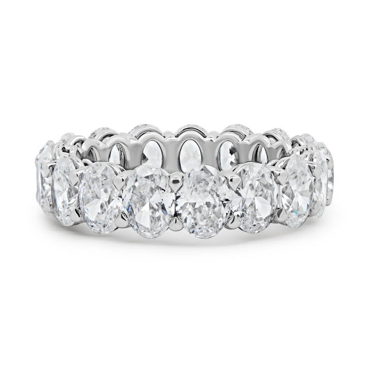 Oval Cut Diamond Eternity Band