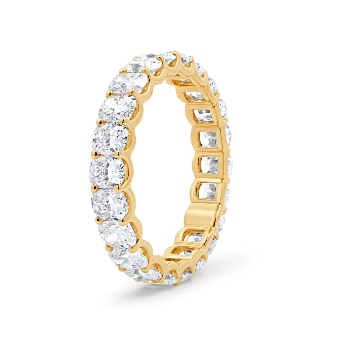 Lab Grown Cushion Cut Diamond Eternity Band