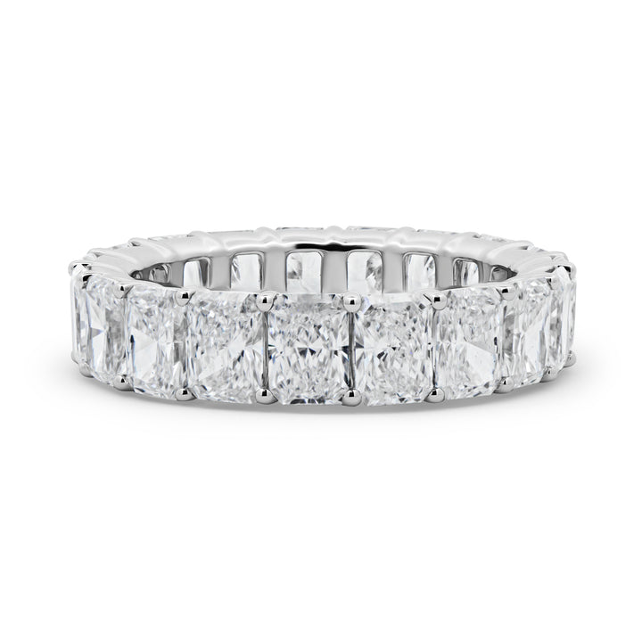 Lab Grown Radiant Cut Diamond Eternity Band