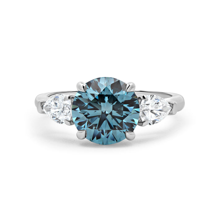 Lab Grown Fancy Vivid Blue Diamond