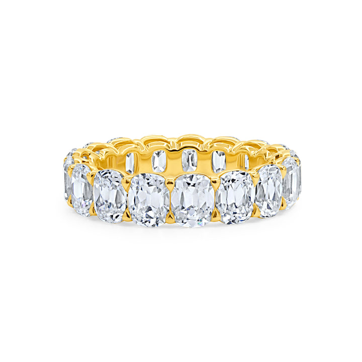 Lab Grown Antique Cushion Cut Diamond Eternity Band