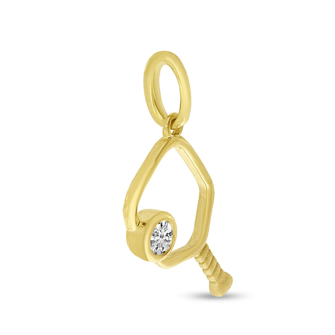 Open Diamond Pickleball Pendant