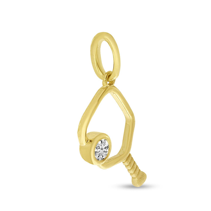 Open Diamond Pickleball Pendant