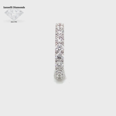 Round Cut Diamond Eternity Wedding Band (0.12ct. per stone)