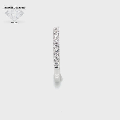 Round Cut Diamond Half Way Wedding Band (0.03ct. per stone)