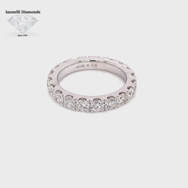 Round Cut Diamond Eternity Wedding Band (0.12ct. per stone)