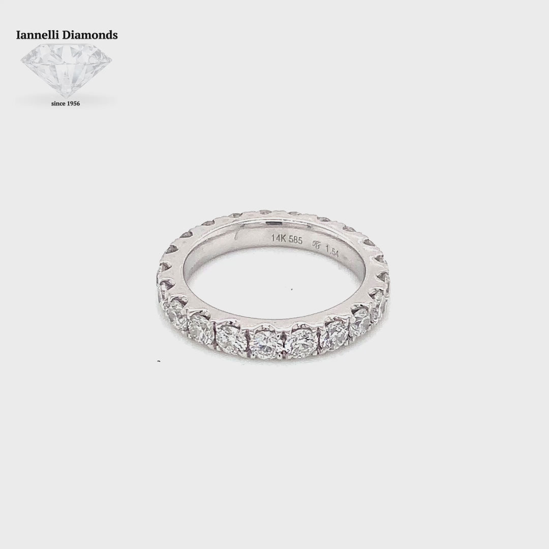 Round Cut Diamond Eternity Wedding Band (0.08ct. per stone)