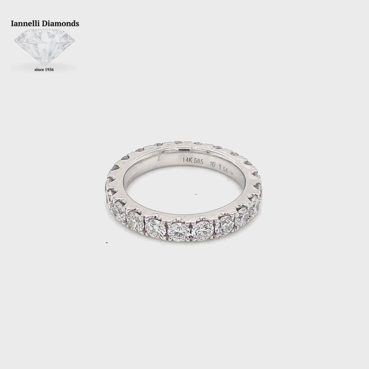 Round Cut Diamond Eternity Wedding Band (0.08ct. per stone)