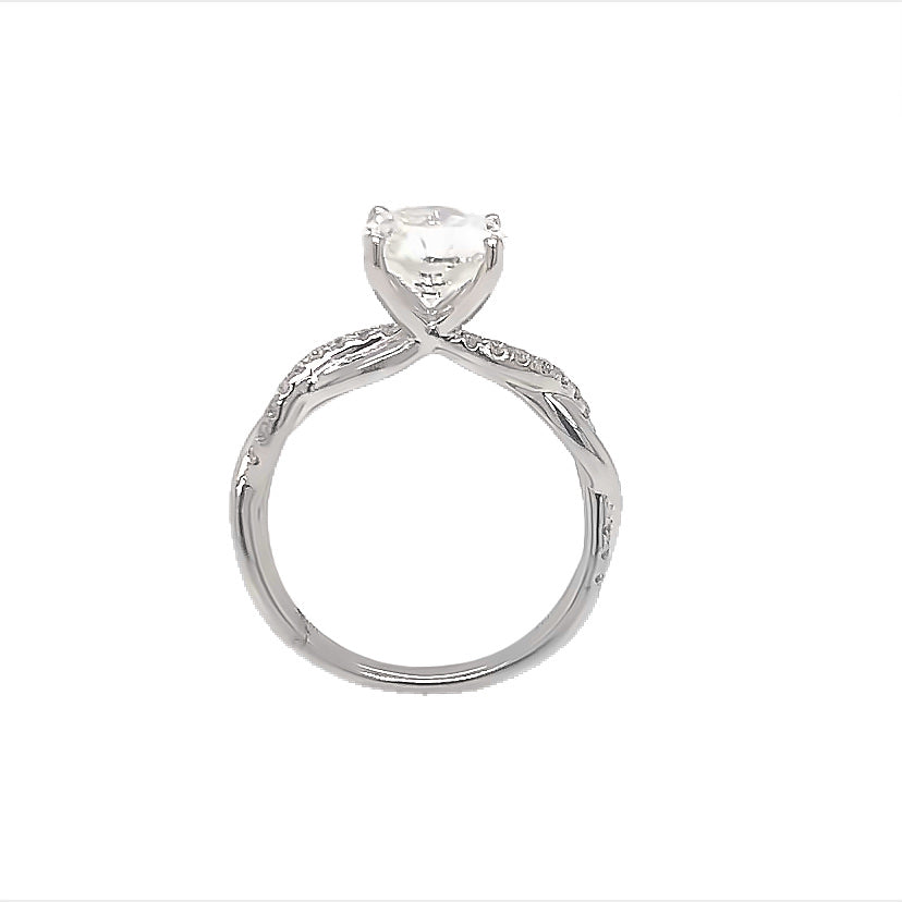 Round Brilliant Cut Engagement Ring