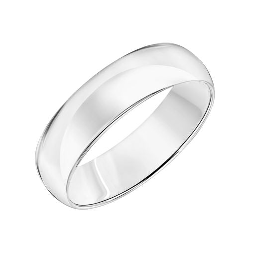 Low Dome Comfort Fit Wedding Band