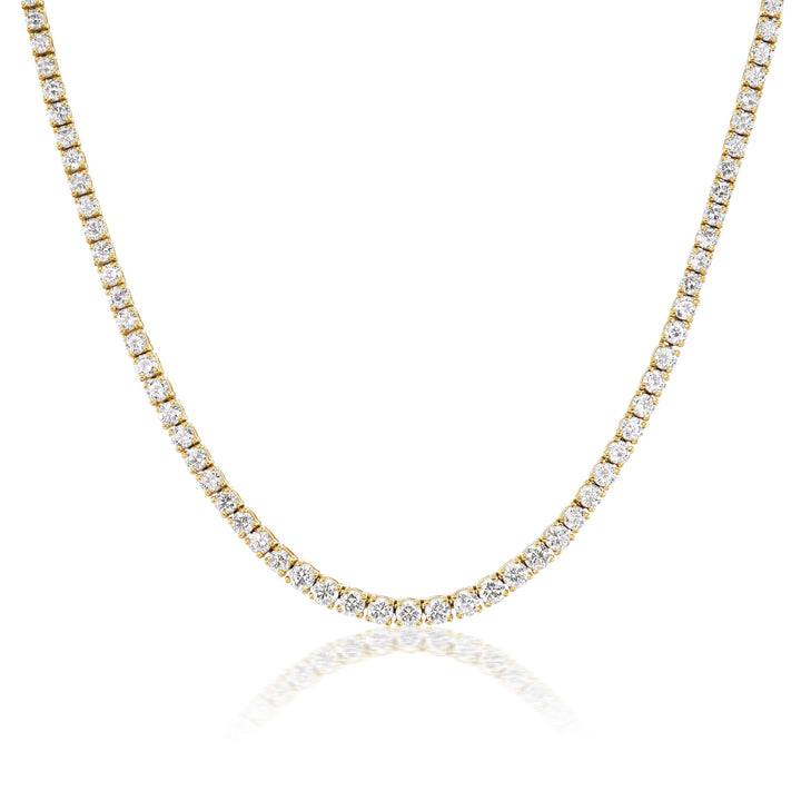 Graduated Diamond Tennis Necklace