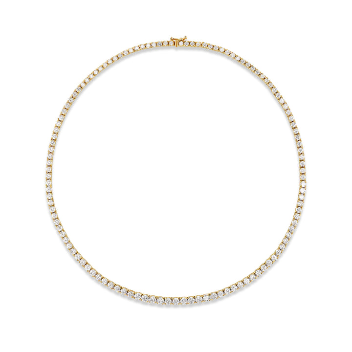 Graduated Diamond Tennis Necklace